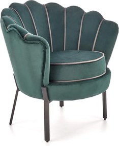 Velvetowy fotel w stylu glamour Angelo