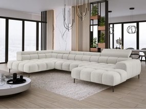 Narożnik PLAZA XL Lewostronny Elektryczna regulacja Tkanina EDEN 01 WERSAL