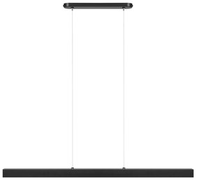 Czarna lampa wisząca LED 96cm z metalu W96LED-4K-SCHWARZ wymienny LED