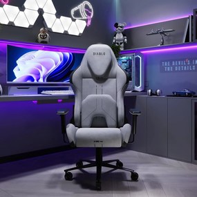Fotel gamingowy materiałowy Diablo X-One Prime Normal Size, Nightwolf Moon