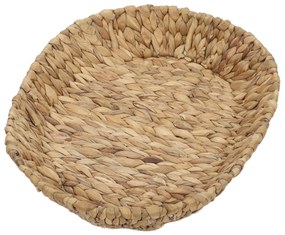 Kosz owalny pleciony z hiacyntu wodnego BRAID, 28 x 35 cm