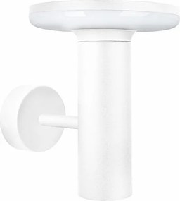 Mac Wall Base White - Kinkiet LED 12W z przełącznikiem CCT 2700K/3200K/4000K, aluminiowy - Beneito & Faure