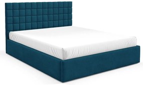 Granatowe nowoczesne łóżko 3 rozmiary L7-B36