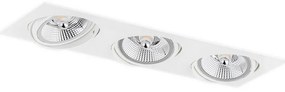 Argon 6115 - Oprawa sufitowa OLIMP 3xGU10-AR111/12W/230V biała