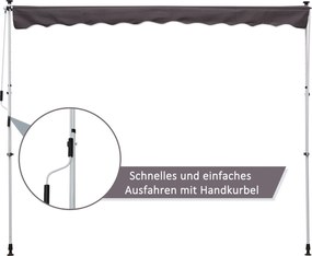 Outsunny Markiza Markiza przegubowa