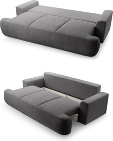 Sofa dwuosobowa VELO wolnostojący z funkcją spania w tkaninie Coral 80