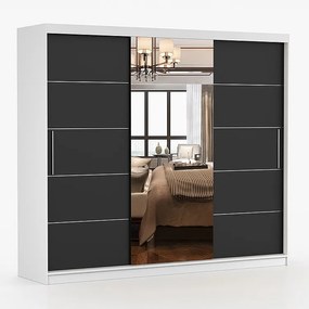 Szafa przesuwna ALBA II 250 cm + lustro
