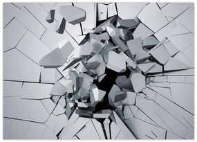 Obraz abstrakcja 3D (70x50 cm)