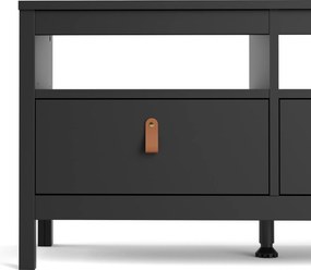 Szafka RTV z szufladami w kolorze czarny mat Madrid