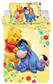 Bawełniana pościel dziecięca do łóżeczka 100x135 cm Winnie-the-Pooh – Jerry Fabrics