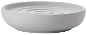 Jasnoszara porcelanowa mydelniczka Nova – Zone