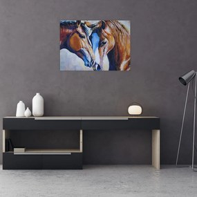 Obraz - Zakochane konie (70x50 cm)