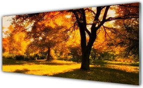 Panel Szklany Złota Jesień w Lesie