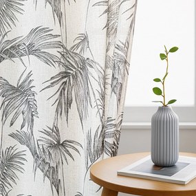 Szara/kremowa zasłona 135x250 cm Palmera – Restilo