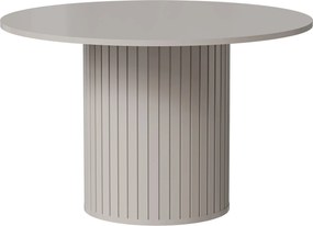 Stół THIRA 120 cm do Salonu Jadalni, Okrągły, Kaszmir
