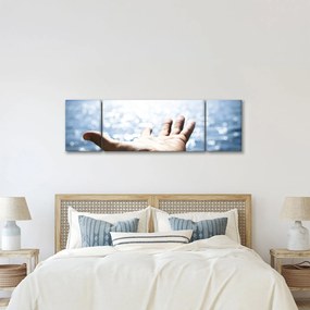 Obraz otwartej dłoni (170x50 cm)