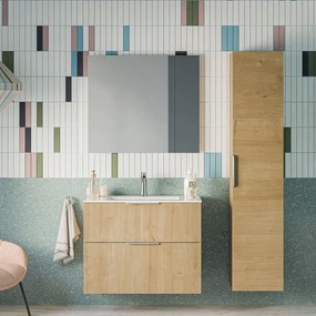 Badmöbel Set TIM 80 cm mit Keramikbecken