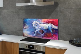 Szklany Panel Sylwetka Konia