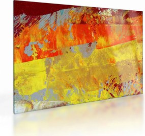 Obraz na szkle abstrakcji - malarstwo (70x50 cm)