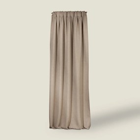 Zasłona zaciemniająca na taśmie marszczącej blackout strukturalny beżowy140 x 280 cm 1 szt.