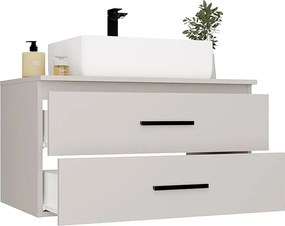 Podwieszana szafka pod umywalkę nablatową kaszmir 80 cm L7-P89