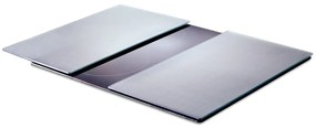 Szklane płyty ochronne METAL na kuchenkę – 2 sztuki, ZELLER