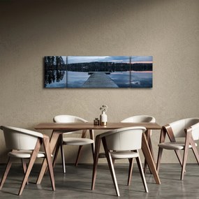 Obraz - Molo nad jeziorem (170x50 cm)