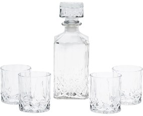 Karafka do whisky, 900 ml, 4 szklanki