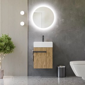 Gäste-WC Badmöbel-Set COMPACT 45 cm mit Waschbecken