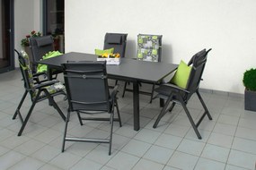 Doppler FIRENZE - rozkładany stół aluminiowy 180/240 x 90 x 75 cm - Towar z drobną wadą (N580)