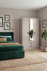 Kaszmirowa trzydrzwiowa szafa uchylna G5-D95