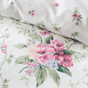 Kremowa pościel dwuosobowa 230x220 cm Bridgerton Penelope Floral – Catherine Lansfield