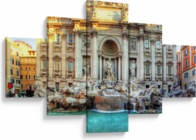 Obraz - Fontanna di Trevi (125x70 cm)