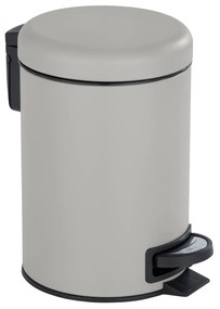 Kosz łazienkowy LEMAN MATT jasny brąz, pojemnik na śmieci, 3 l, WENKO