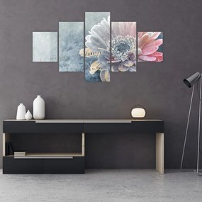 Obraz - Zimowy kwiat (125x70 cm)