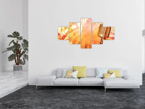 Obraz - Mikrofon retro (125x70 cm)