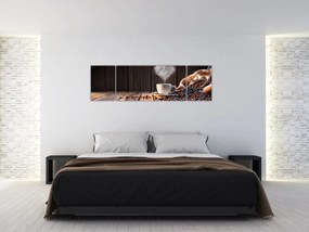 Obraz - Czas na kawę (170x50 cm)