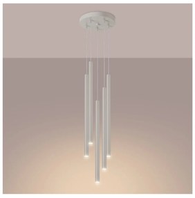 Kremowa lampa wisząca ø 25 cm Fideus – Nice Lamps