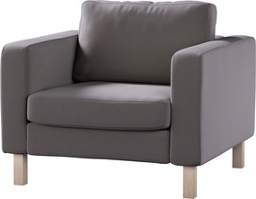 Pokrowiec na fotel Karlstad kolor brązowy tkanina welwetowa