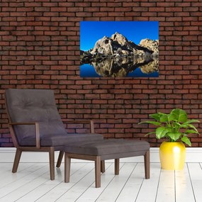 Obraz odbicia skał (70x50 cm)