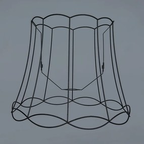 Metalowy klosz czarny 50/40 - Granny Frame Retro