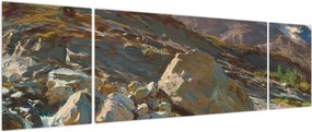Obraz - John Singer Sargent, Simplon Pass, reprodukcje (170x50 cm)