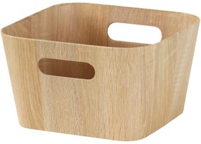 Kitchisimo Zestaw 2 koszy do przechowywania 27 × 27 × 16 cm, naturalny, M