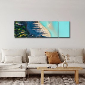 Obraz - Widok na jezioro (170x50 cm)