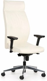 Fotel biurowy MEGA, kość słoniowa