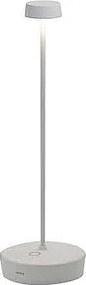 Lampa stołowa LED Zafferano Swap Pro, ładowalna i ściemnialna, biała, 2200-2700-3000K, maksymalna moc 9 godzin.