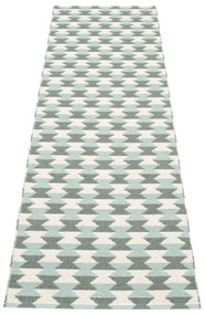 Zielono-turkusowy chodnik odpowiedni na zewnątrz 70x250 cm Dana Army – Pappelina
