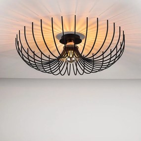 Czarna lampa sufitowa Opviq lights Aspendos, ø 56 cm