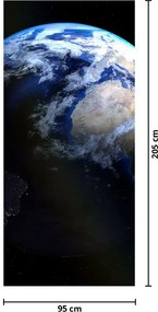 Fototapeta na drzwi - Planeta Ziemia (95x205cm)