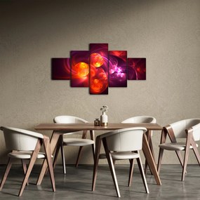 Obraz nowoczesnej abstrakcji (125x70 cm)